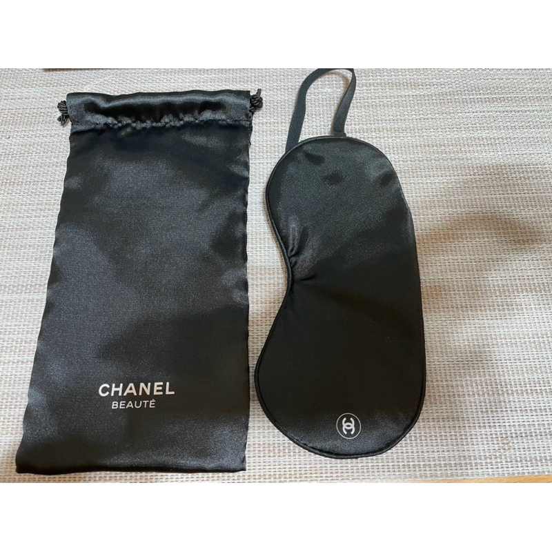 Chanel香奈兒絲質眼罩. 含盒+收納袋