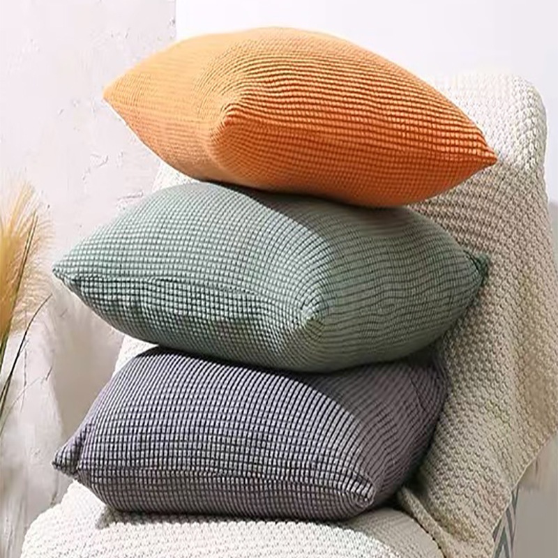 抱枕套 素色抱枕套 45×45cm 玉米絨抱枕套 沙發抱枕套 兩用沙發靠墊 可拆洗抱枕套