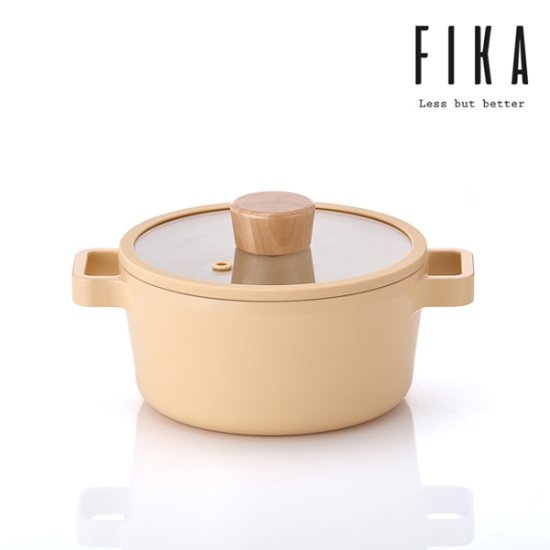 在台現貨 保證正品 韓國NEOFLAM FIKA 檸檬黃色鍋具組 16cm雙耳湯鍋