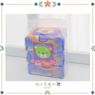 【串購】三月小熊Petit March 超厚海洋深層水嬰兒潔膚濕巾 88抽x3包