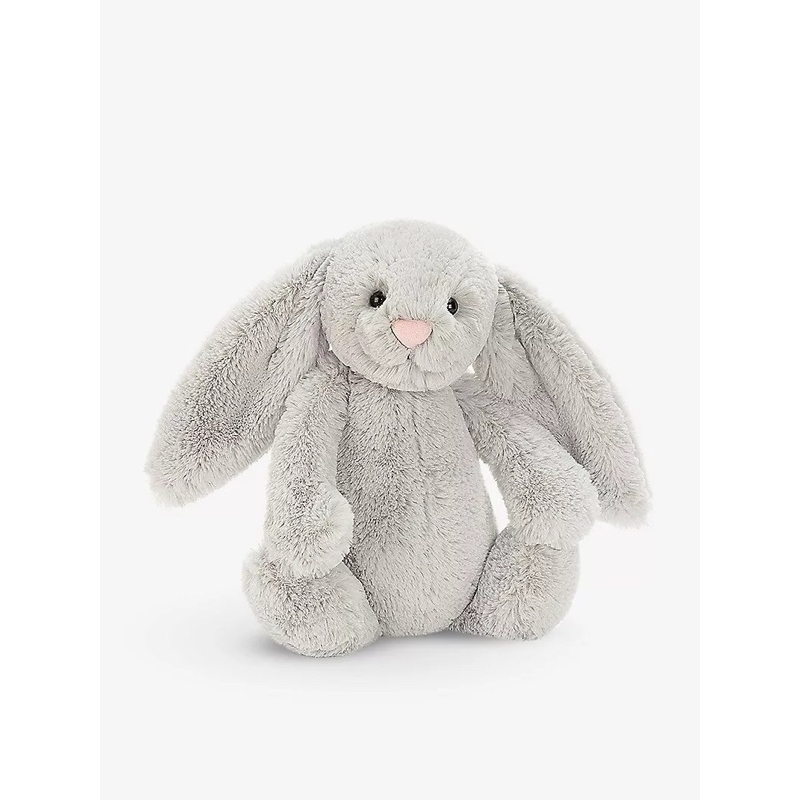 現貨💕英國 正品 Jellycat 灰色 銀灰色 兔兔 安撫娃娃 新生寶寶 寶寶 玩偶 布偶 18cm 31cm