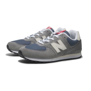 NEW BALANCE 童鞋 NB 574 灰藍 麂皮 復古 大童 女 GC574GWH