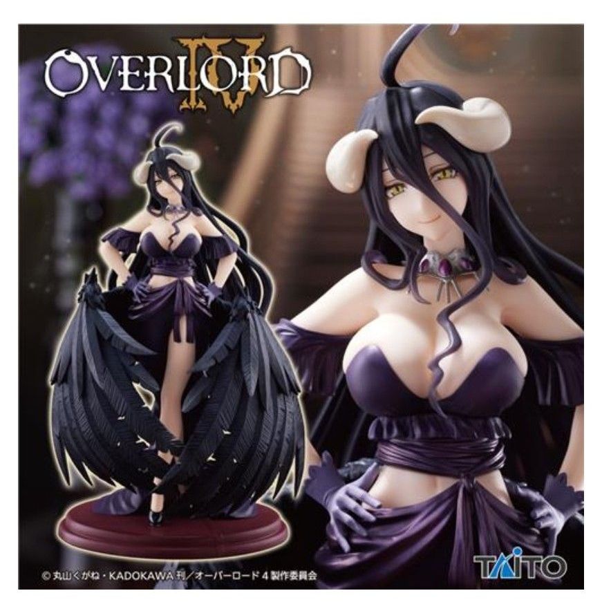 【小妻玩玩具】 現貨 正版 代理 TAITO OVERLORD AMP＋ 雅兒貝德 黑色禮服 公仔 景品