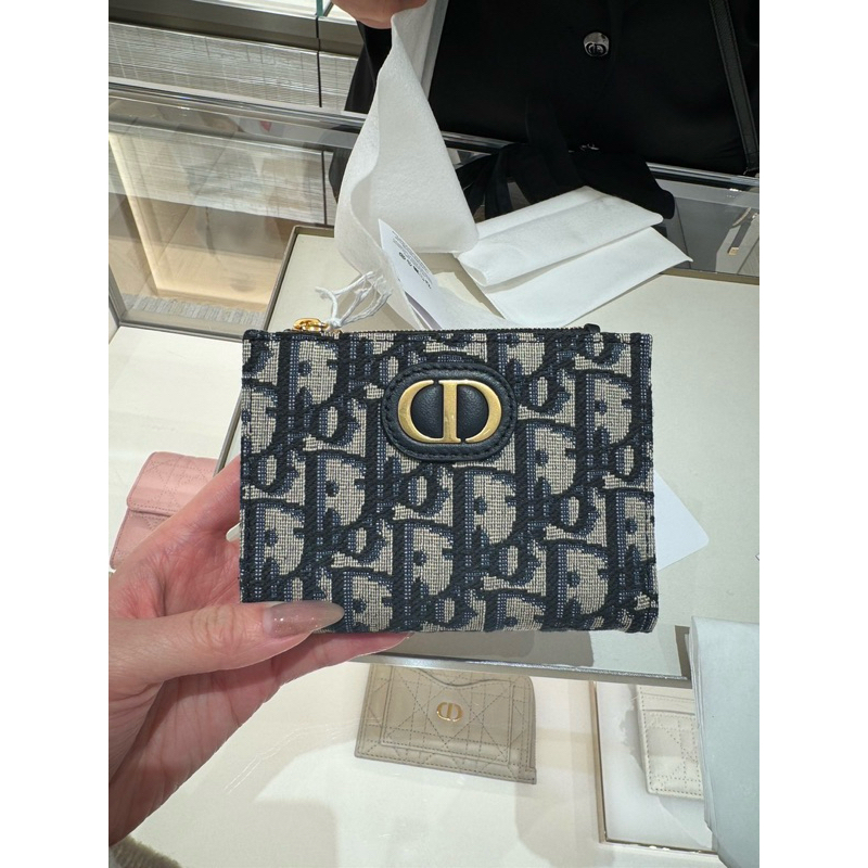 【𝐂𝐚𝐬𝐞𝐬】Dior｜30 Montaigne CD蒙田老花對開短夾錢包 卡夾中夾 皮夾 精品代購 歐洲代購 日本代購