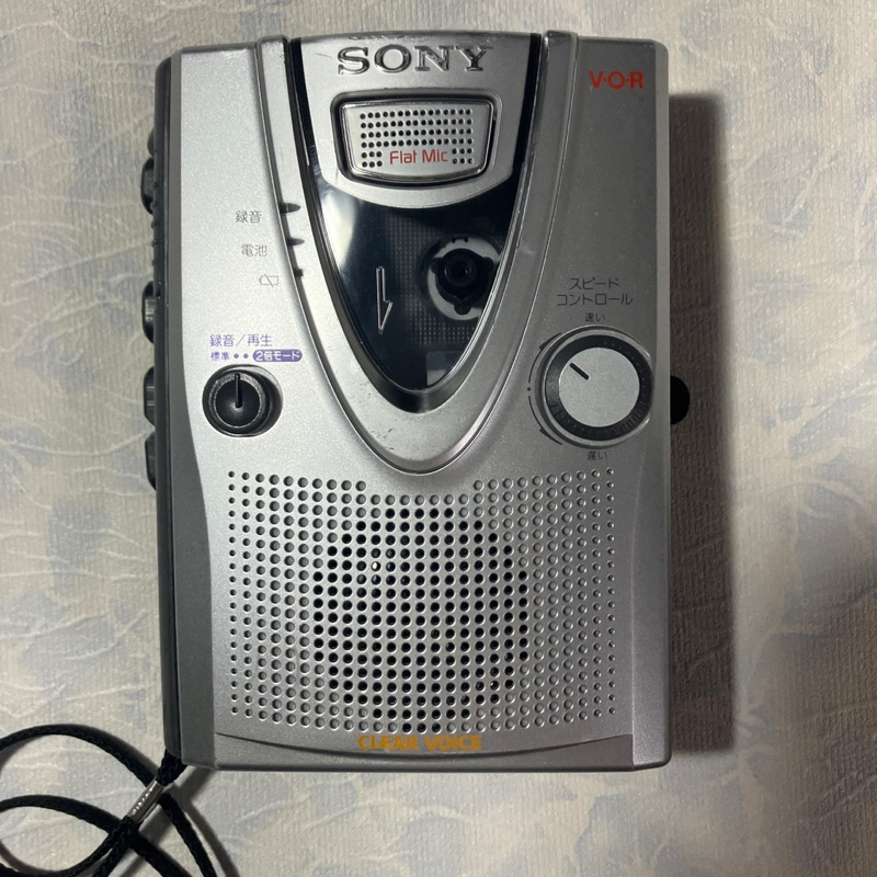 【Sony 】隨身聼卡帶式錄音機TCM-400（二手功能正常）常用款錄音機