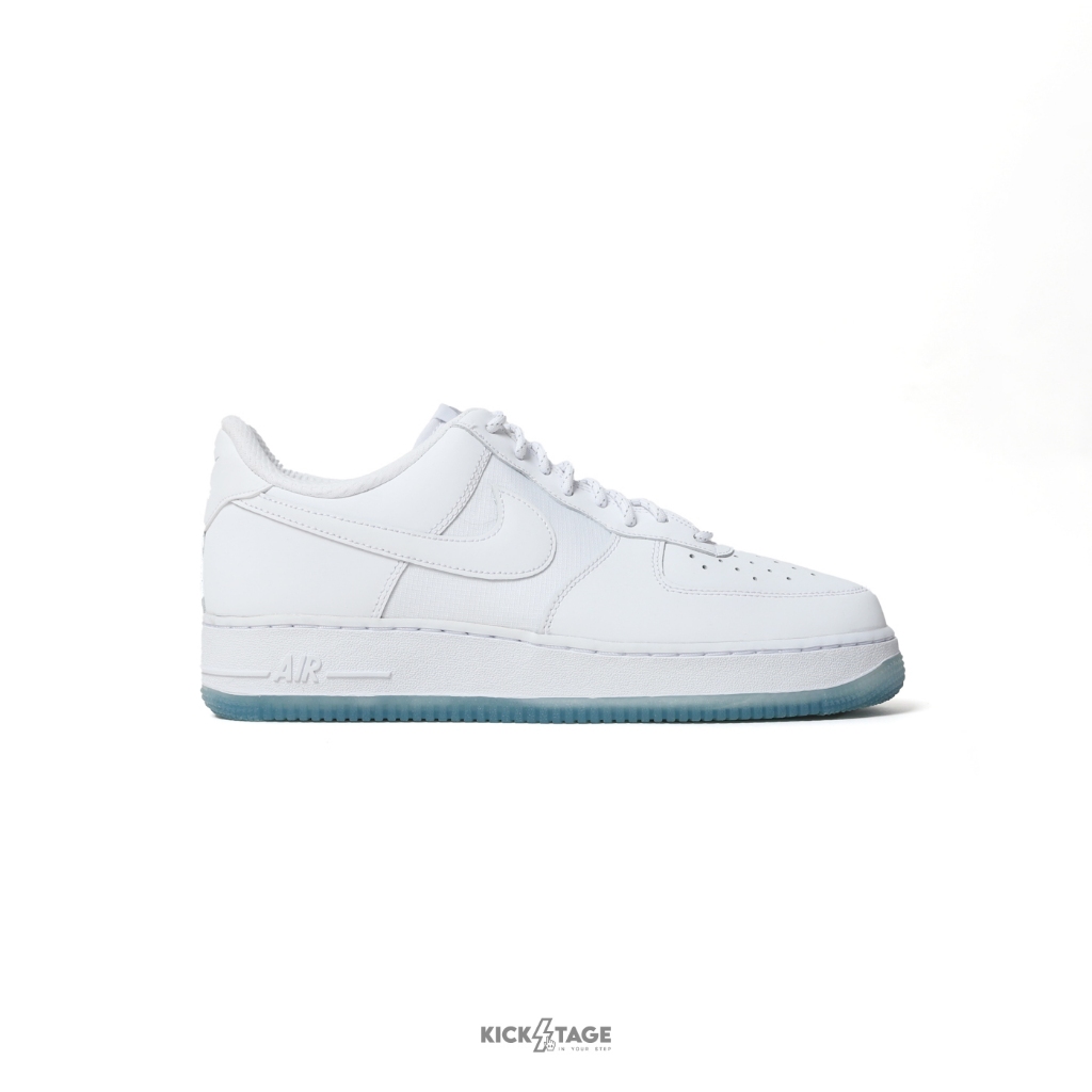 NIKE AIR FORCE 1 WHITE ICE BLUE 冰藍 白冰塊 低筒休閒鞋【FV0383-100】