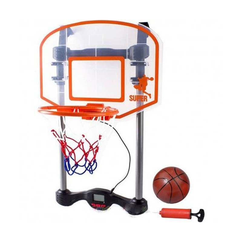 MACRO GIANT 懸掛式籃球架 自動計分 充氣球 打氣筒 須裝電池 投進會發出聲音 Basketball Hoop
