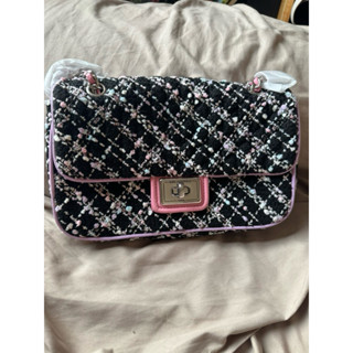 出清特價💓正品現貨💓Karl lagerfeld 卡爾 小香風 毛呢 手提包 肩揹包 側揹包 鏈包 多用途❤️