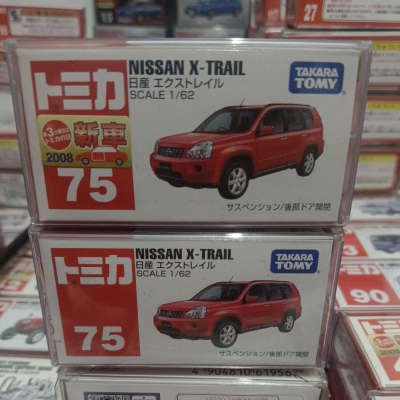 TOMICA  NO.75絕版NISSAN X-TRAIL 新車貼