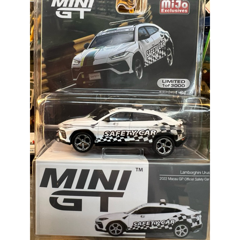 =天星王號= MINI GT#591 Lamborghini Urus 2022澳門大賽 安全車 Macau GP 美版