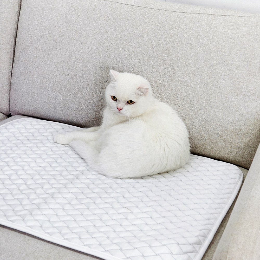 韓國Curble Duralon 寵物用涼墊 | 狗貓涼墊 灰白色 涼感墊