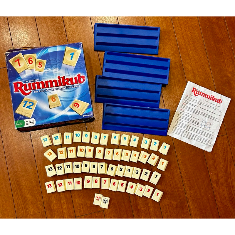 二手 Rummikub 拉密數字牌 桌遊