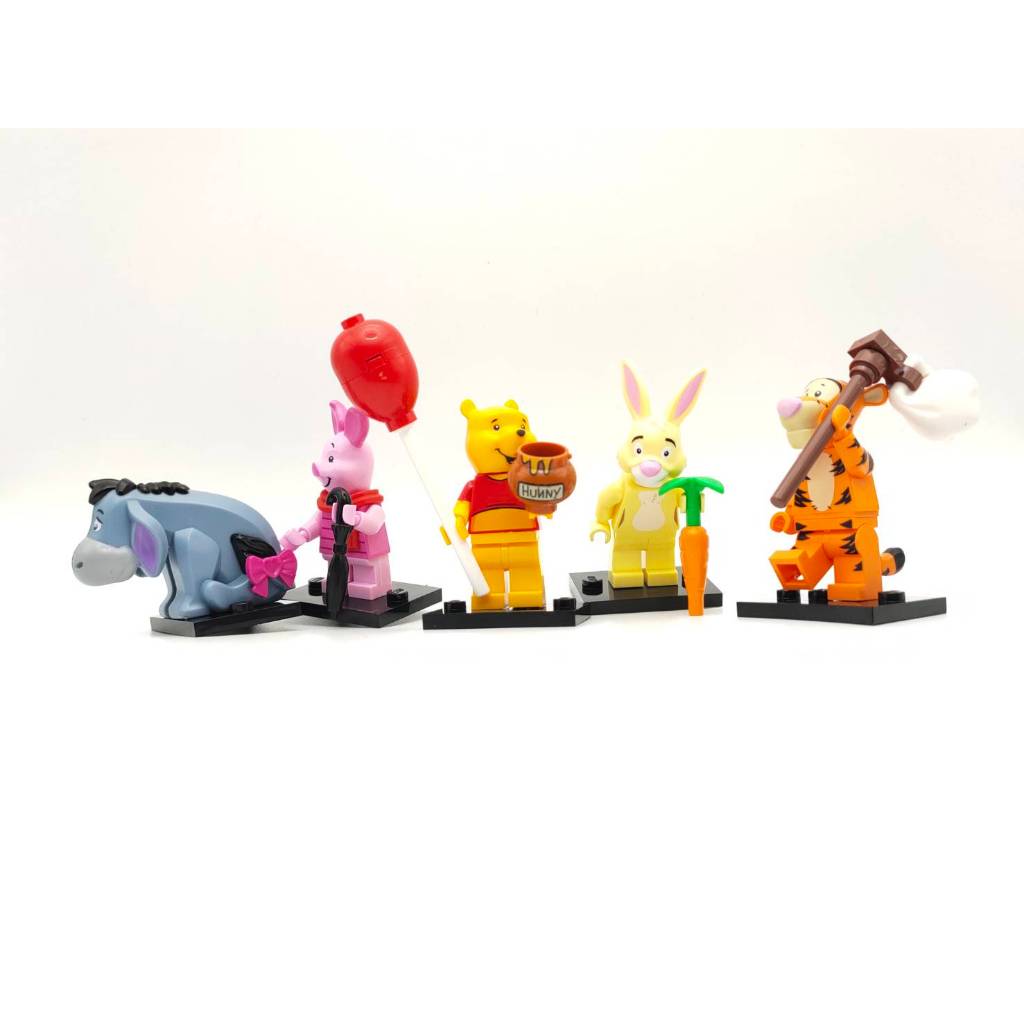 【樂GO】現貨 樂高人偶 拆賣 一套5隻 小熊維尼 小豬 屹耳 兔子 跳跳虎 LEGO 21326 無場景 樂高正版全新