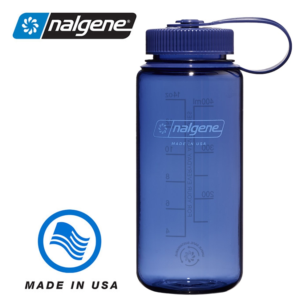 【Nalgene 美國】寬口水瓶 運動水壺 500cc 丹寧 (2020-3516)