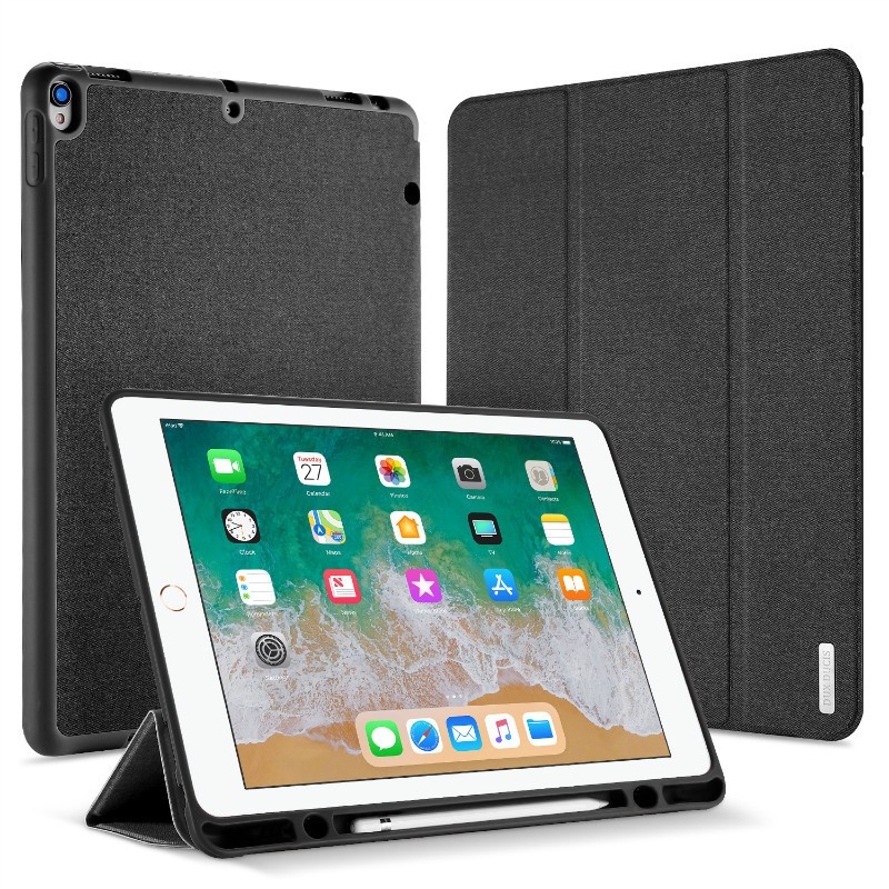 適用於 iPad 9.7 2018 保護套 平板防摔殼 iPad 5 6 7 帶筆槽平板保護殼 輕薄防摔 智能休眠 皮套