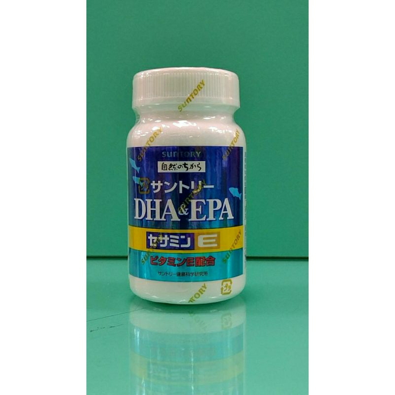 三得利魚油DHA+EPA芝麻明E120錠20923效期2024/9特價1780