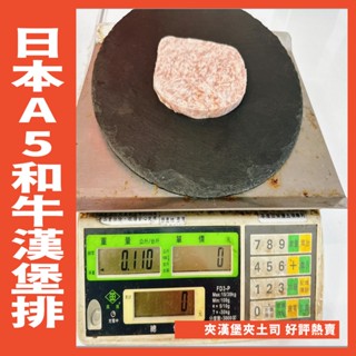 【鮮煮義美食街】頂級和牛漢堡排每片100g 早午晚餐排 /日本和牛/牛肉 /絞肉/夾土司/漢堡