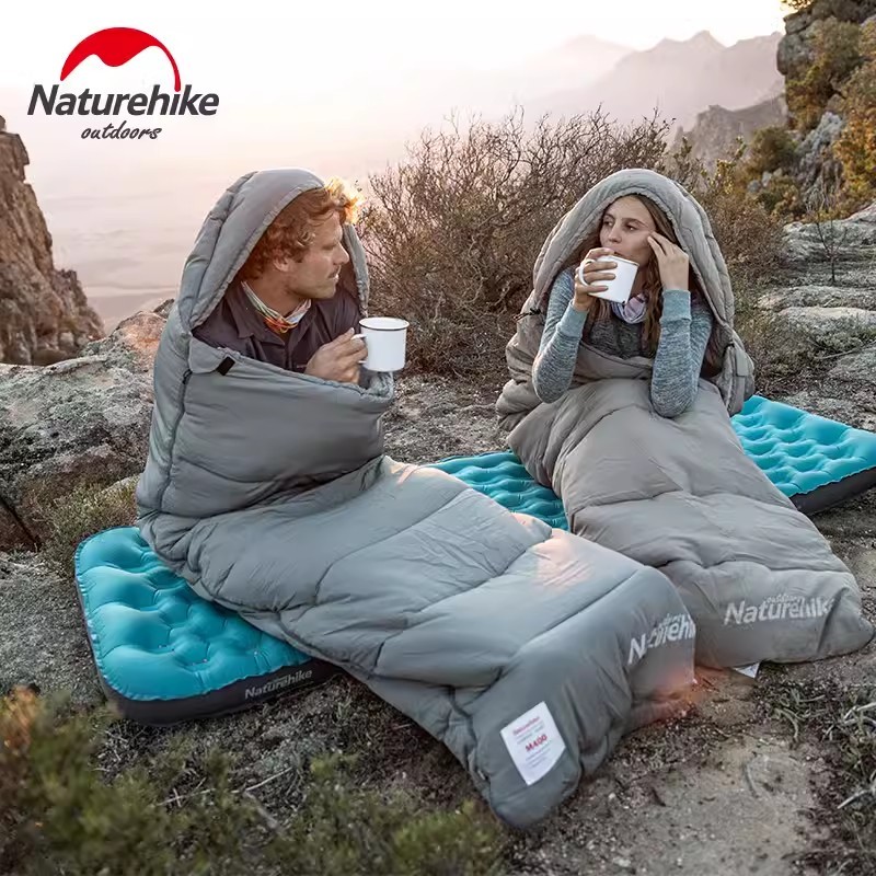 【趣樂露營館】Naturehike M400 M300 露營 野營 拼接 睡袋 機洗 挪客 帶帽