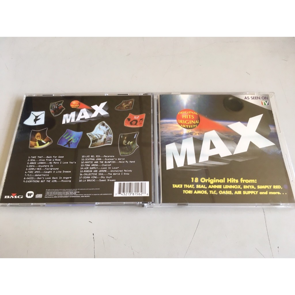 「環大回收」♻二手 CD 早期 絕版【Max 1996】正版專輯 中古光碟 音樂唱片 影音碟片 自售