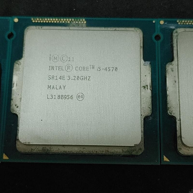 Intel Core i5-4570 1150腳位 四核心CPU 3.2G拆機良品