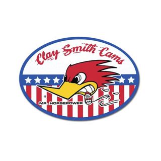 【MOONEYES】Clay Smith 叼菸鷹 橢圓 防水 貼紙 汽車 機車 安全帽 [CSDK001]