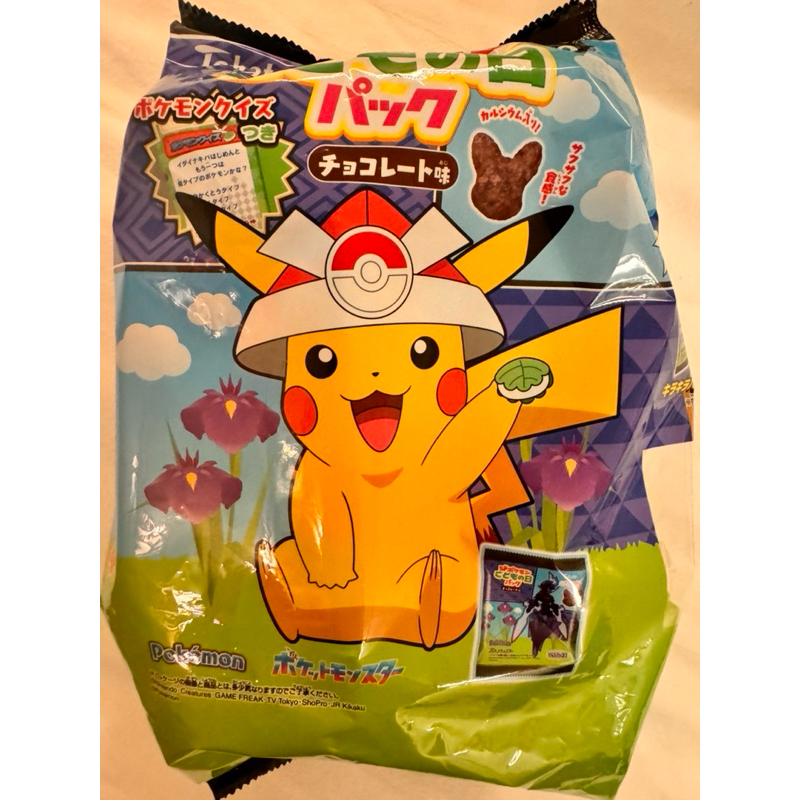 新產品 日本 寶可夢 Pokémon 巧克力餅乾