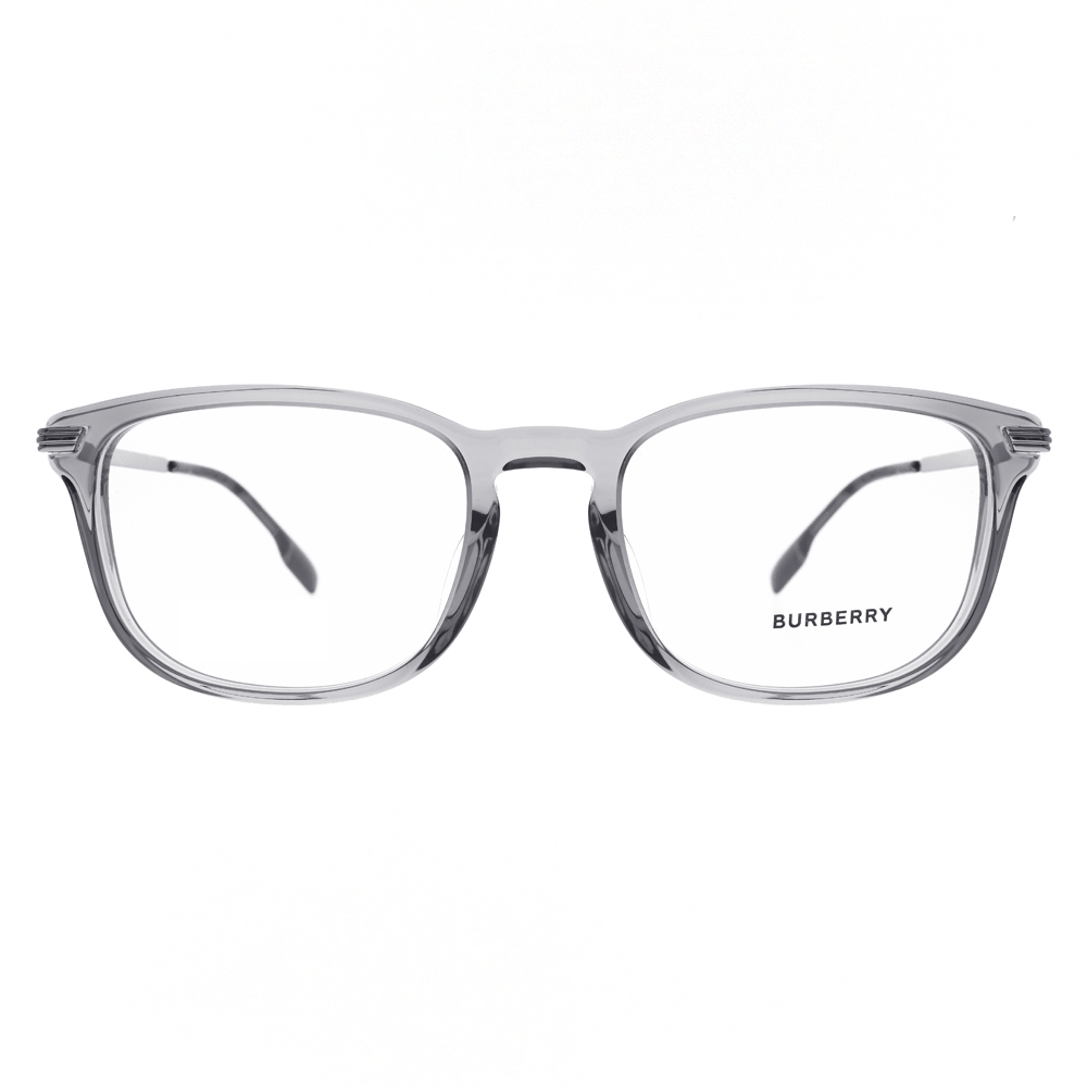 BURBERRY 光學眼鏡 B2369F 4021 透明感方框 金屬細臂 - 金橘眼鏡