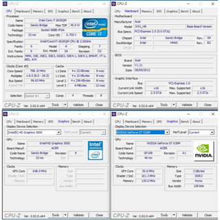 ACER Aspire 5755G I7 2630QM /240GB SSD 500GB HDD 獨顯筆記型電腦