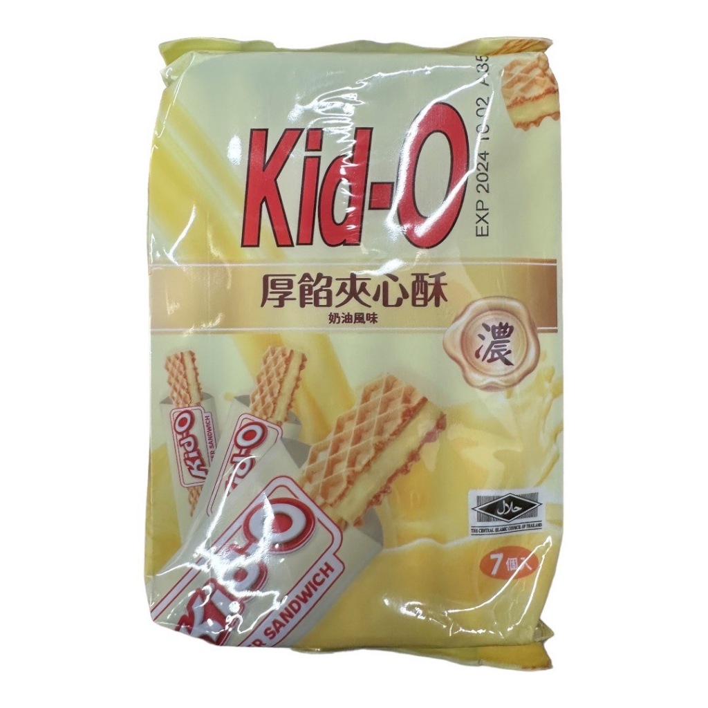 Kid-O厚餡夾心酥(奶油風味)(草莓風味)(巧克力風味)