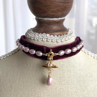 Vivienne Westwood 珍珠項鍊 緞帶 短項鍊 古典 日本直送 ✈️ 日本代購