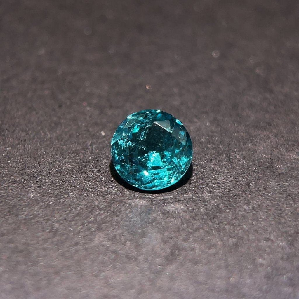 天然藍色碧璽(Blue Tourmaline)裸石0.99ct [基隆克拉多色石]