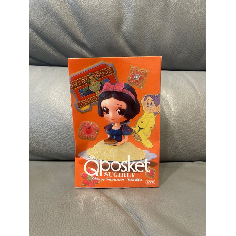 日版 迪士尼QPOSKET 公主下午茶系列 白雪公主 盒子有凹痕