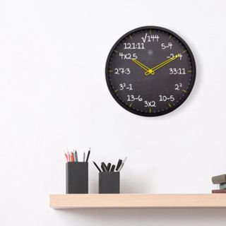 賽先生科學工廠｜數學方程式靜音掛鐘