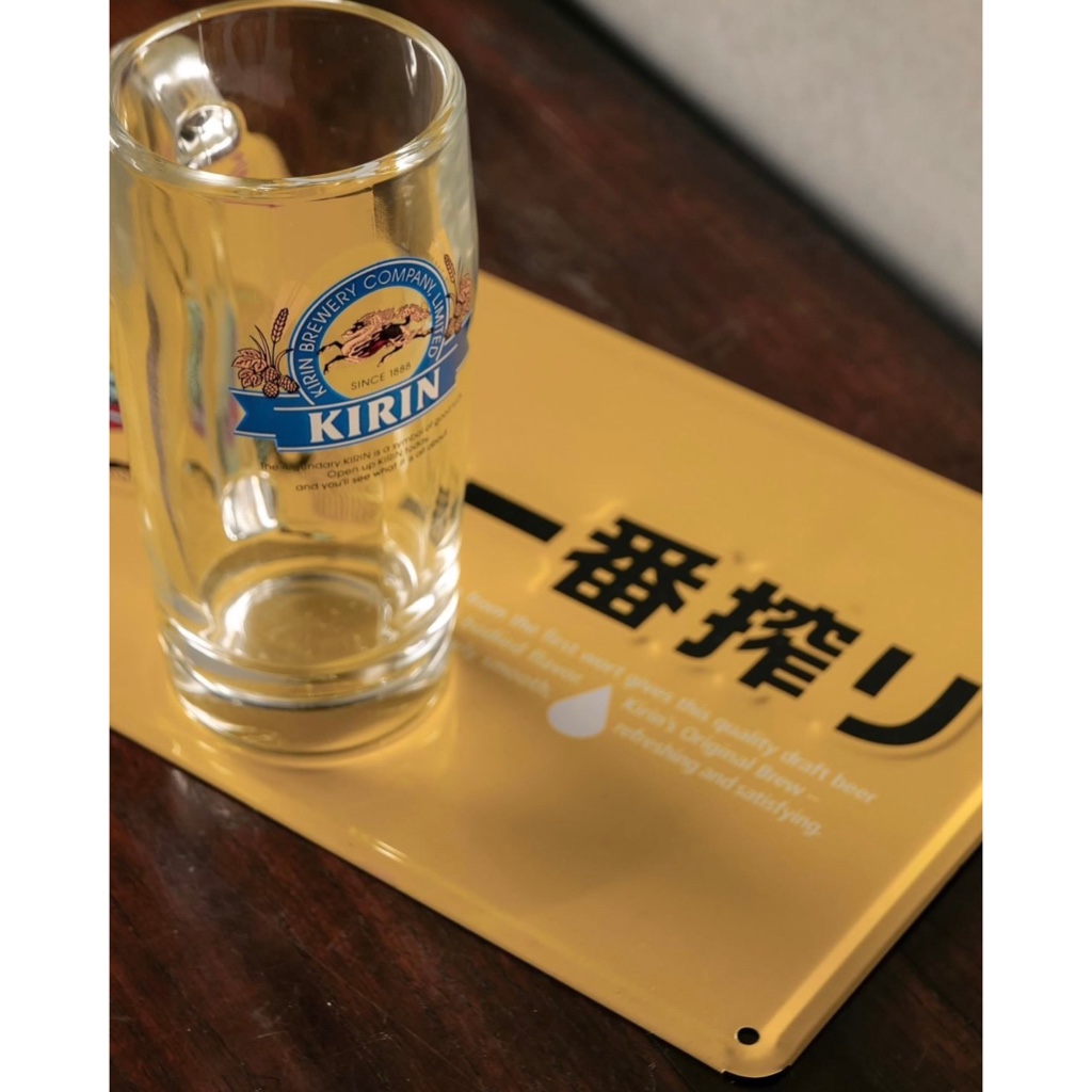 日本 KIRIN 麒麟啤酒 啤酒杯