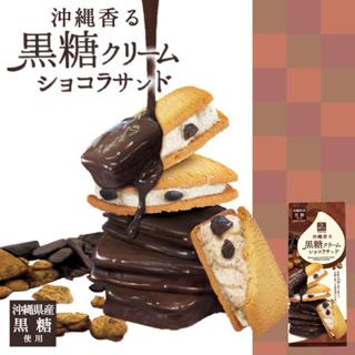 珍品堂 沖繩黑糖巧克力葡萄乾夾心餅 8枚 日本沖繩 夾心餅乾