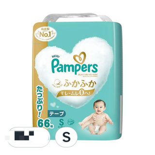 Pampers 幫寶適 日本境內版 一級幫黏貼型尿布, S, 66片