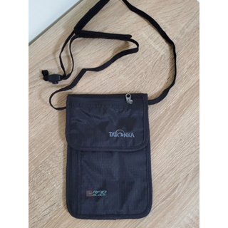 二手現貨 近全新｜德國 TATONKA 防盜RFID 頸掛式貼身證件袋 黑色 出國旅行必備