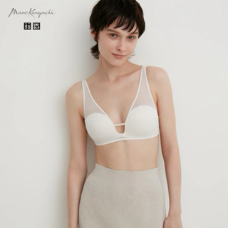 uniqlo mame kuroguchi 無鋼圈美型內衣 白色 S