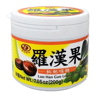 綠得製菓 羅漢果 枇杷喉糖 200g【康鄰超市】