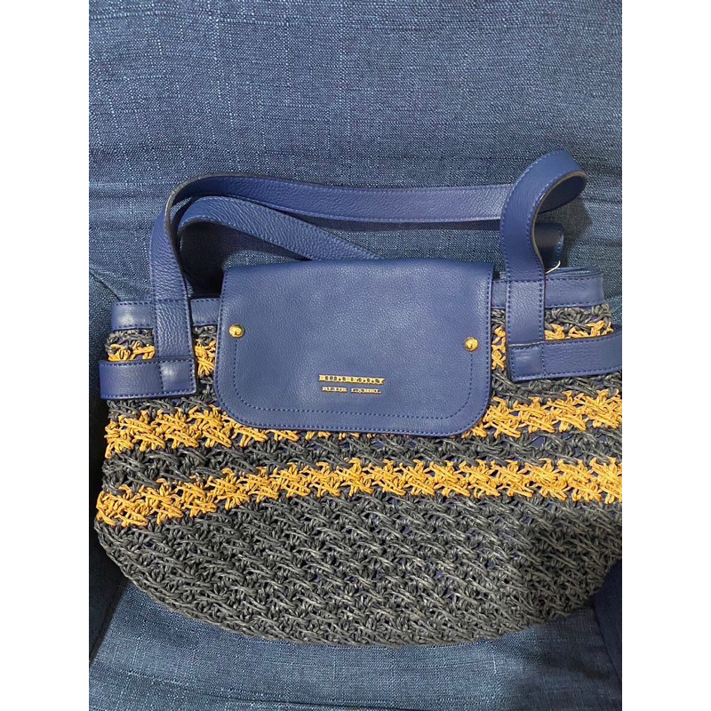 Burberry (Blue Label) Shoulder bag編織包 海灘包 公事包