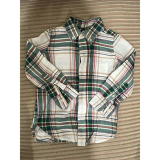 GAP 專櫃購入 長袖純棉襯衫 文青風 近全新 適合4-5歲 110公分