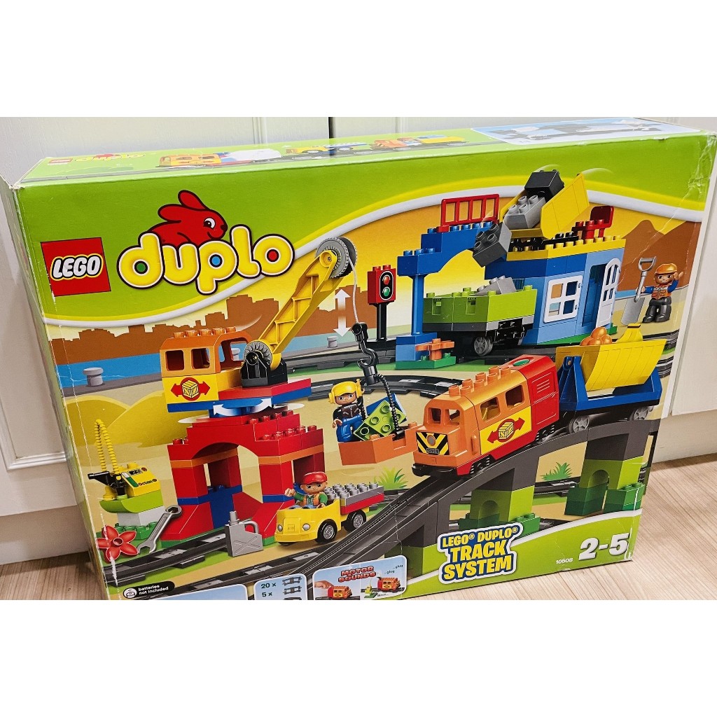 Lego 10508 豪華軌道電動火車組 得寶 duplo 二手