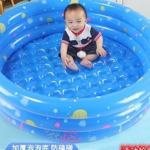 台灣出貨充氣折疊泳池 加厚海洋球池 兒童玩具池 室內家用寶寶圍欄 海洋球 遊戲池 泳池 兒童戲水池 球池 沙池