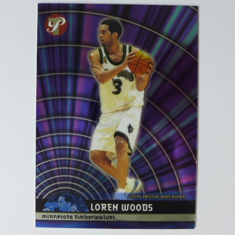 ~Loren Woods~RC/NBA球星/洛倫·伍茲 2002年TOPPS P.金屬設計新人卡