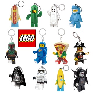 【免運】全新 現貨 LEGO 樂高 LED 手電筒 鯊魚人 仙人掌 幽靈 黑武士 白兵 海盜船長 鑰匙圈 燈 裝扮人偶