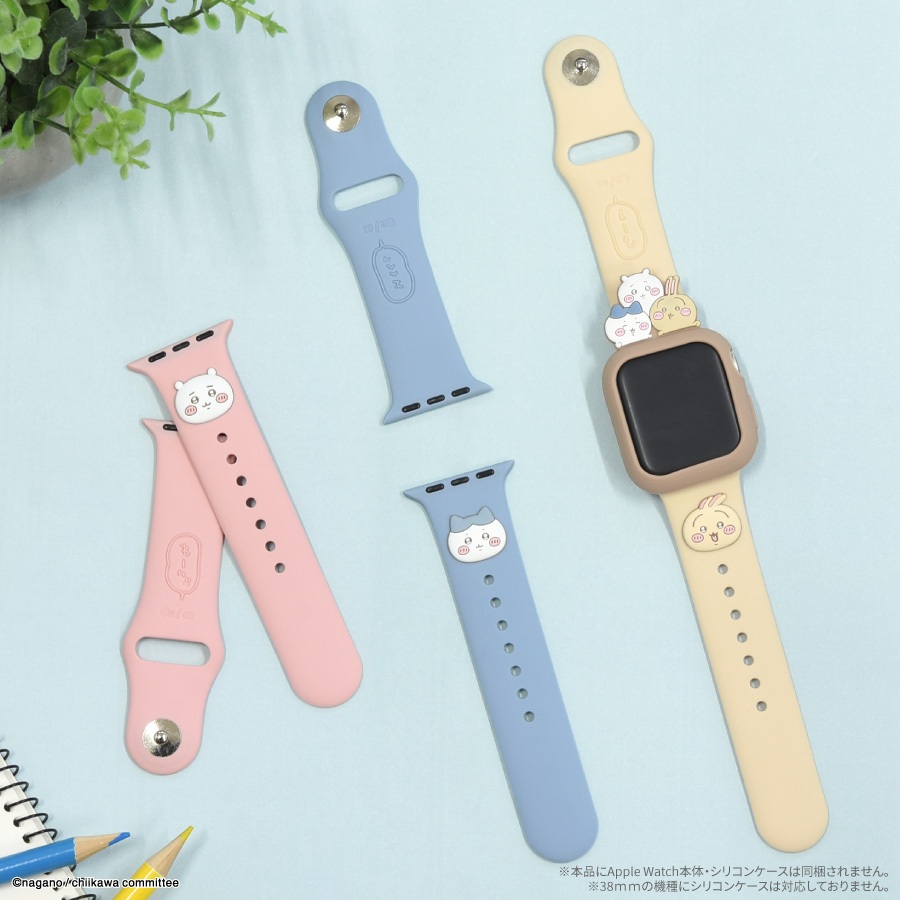 哈囉喵日本代購 🐱 吉伊卡哇 Apple Watch 41/40/38mm 矽膠 錶帶 小可愛 小八 兔兔