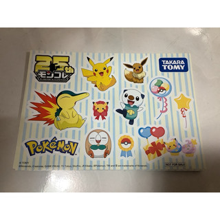 TAKARA TOMY 神奇寶貝 寶可夢貼紙 pokemon 25th 皮卡丘 伊布