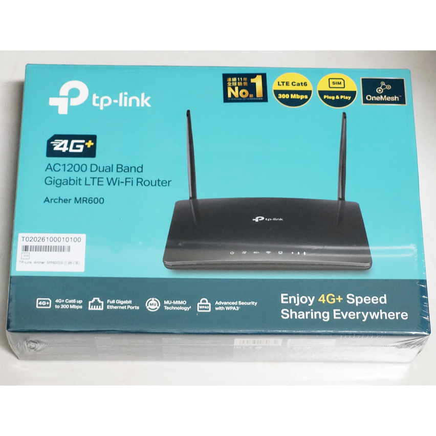 (可接SIM卡分享器用)TP-Link Archer MR600 AC1200 Cat.6無線wifi路由器分享器