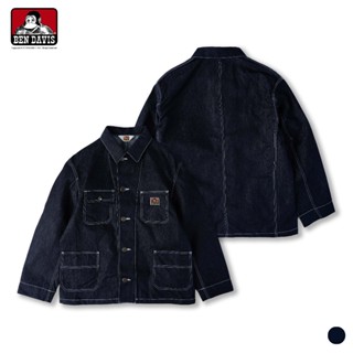 【Brand T】 BEN DAVIS COVERALL JACKET 日本製 原色 牛仔 外套