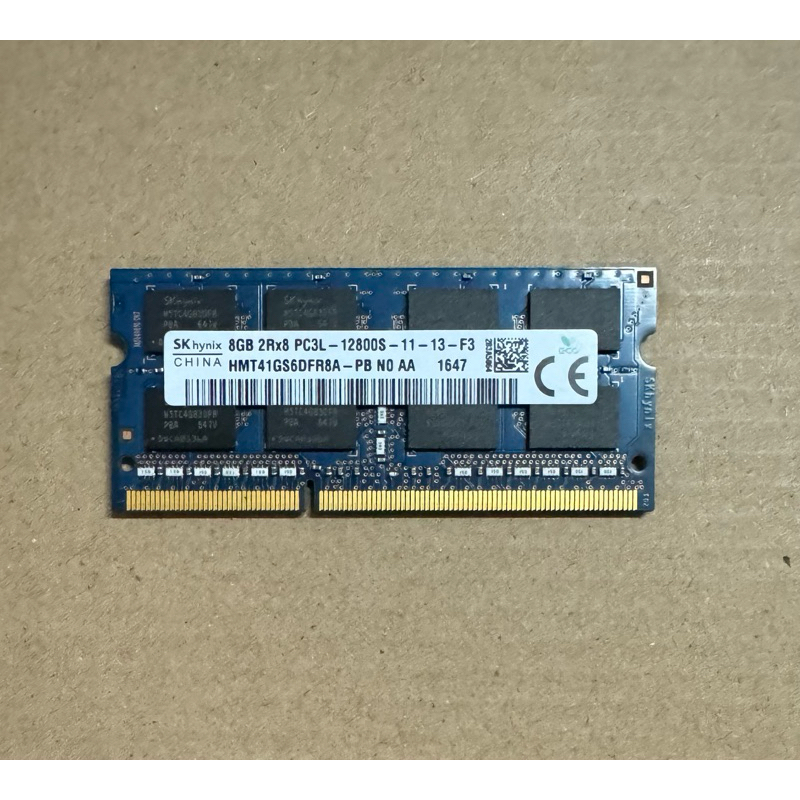 海力士 DDR3 1600 8G 筆記型 記憶體